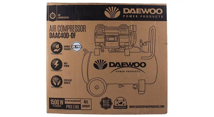 کمپرسور هوا سایلنت دوو مدل DACC40D-OF